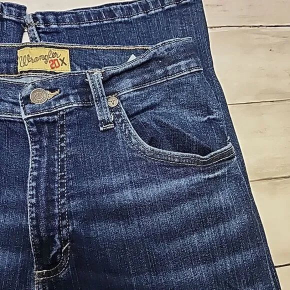 Wrangler Wrangler Vintage Boot Lagoon Jean Denim 18 Slim 26in W - Picture 2 of 12